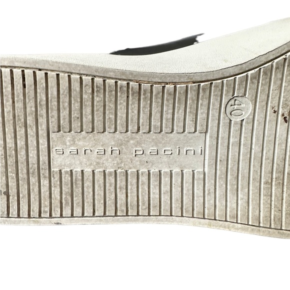 Sarah Pancini Black High Tops (Size 9 US a Euro 40) - Picture 6 of 8